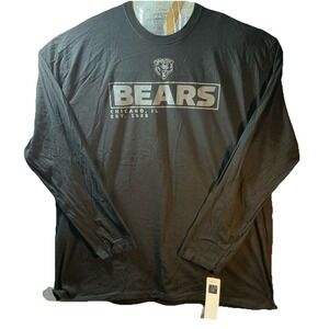 NFL Team Apparel Chicago Bears Long Sleeve Tshirt Men's Size 3xl